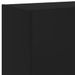 Meubles TV muraux avec lumières LED 2 pcs noir 60x35x41 cm - Photo n°12