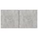 Meubles TV suspendus 2 pcs Gris béton 60x30x30 cm - Photo n°5