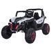 Mini buggy électrique 12V Polaris blanc - Photo n°1