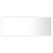 Miroir à LED de bain Blanc brillant 100x8,5x37 cm - Photo n°7