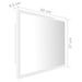 Miroir à LED de bain Blanc brillant 60x8,5x37 cm - Photo n°12