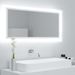 Miroir à LED de salle de bain Blanc 100x8,5x37 cm - Photo n°2