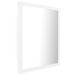 Miroir à LED de salle de bain Blanc 40x8,5x37 cm - Photo n°8