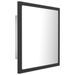 Miroir à LED de salle de bain Gris 40x8,5x37 cm - Photo n°8