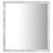 Miroir à LED de salle de bain Gris béton 40x8,5x37 cm - Photo n°1