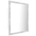 Miroir à LED de salle de bain Gris béton 40x8,5x37 cm - Photo n°8