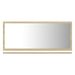 Miroir de bain Blanc et chêne sonoma 80x10,5x37 cm - Photo n°3