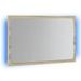 Miroir de salle de bain avec lumière LED gris béton 60x8,5x38cm - Photo n°3