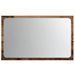 Miroir de salle de bain avec lumière LED vieux bois 60x8,5x38cm - Photo n°6