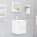 Miroir de salle de bain Blanc brillant 40x10,5x37 cm - Photo n°4