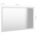 Miroir de salle de bain Blanc brillant 60x1,5x37 cm - Photo n°5