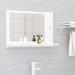 Miroir de salle de bain Blanc brillant 60x10,5x37 cm - Photo n°2