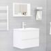 Miroir de salle de bain Blanc brillant 60x10,5x37 cm - Photo n°4