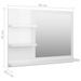 Miroir de salle de bain Blanc brillant 60x10,5x45 cm - Photo n°7