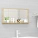 Miroir de salle de bain Chêne sonoma 80x10,5x37 cm - Photo n°2