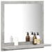 Miroir de salle de bain Gris béton 40x10,5x37 cm - Photo n°1