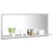 Miroir de salle de bain Gris béton 90x10,5x37 cm - Photo n°1