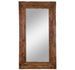 Miroir en bois de teck massif GRENADE – L 101 × H 180 cm - Photo n°1