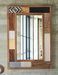 Miroir en bois recyclé multicolore Doki 100 cm - Photo n°3