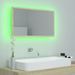 Miroir LED de salle de bain Chêne sonoma 80x8,5x37 cm - Photo n°5
