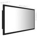 Miroir LED de salle de bain Noir 80x8,5x37 cm - Photo n°12