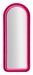 Miroir mural cloe fuxia velours cm 60x4x160 - Photo n°1