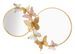 Miroir mural double farfalle rose 81 x 3 x 52,5 cm - Photo n°1