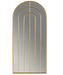 Miroir mural en métal doré TOKA – L 72 x H 150 cm - Photo n°1