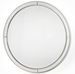 Miroir mural rond bois argenté AKTY – Ø 90 cm - Photo n°1