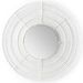 Miroir mural rond en osier blanc GALY – Ø 90 cm - Photo n°1