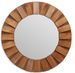 Miroir mural rondd en bois naturel SONA – Ø 89 cm - Photo n°1