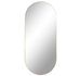 Miroir ovale en acier JERSEY – L 50 x H 80 cm - Photo n°1