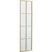 Miroir rectangulaire métal doré Trofa H 142 cm - Photo n°2