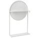 Miroir rond sur pied métal blanc Praji - Photo n°2