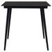 Mobilier à dîner d'extérieur 3 pcs Corde en coton et acier Noir - Photo n°4