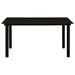 Mobilier à dîner d'extérieur 5 pcs Corde en coton et acier Noir - Photo n°4