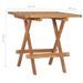 Mobilier à dîner d'extérieur pliable 3 pcs Bois solide de teck 2 - Photo n°10