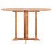 Mobilier à dîner d'extérieur pliable 5 pcs Bois solide de teck 7 - Photo n°3