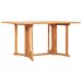 Mobilier à dîner d'extérieur pliable 7 pcs Bois solide de teck 9 - Photo n°4