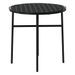 Mobilier à dîner de jardin 3 pcs Résine tressée Noir 3 - Photo n°6