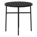 Mobilier à dîner de jardin 3 pcs Résine tressée Noir - Photo n°6