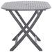 Mobilier à dîner de jardin 7 pcs Bois d'acacia massif Gris 4 - Photo n°6