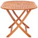 Mobilier à dîner de jardin 7 pcs Bois d'eucalyptus et textilène - Photo n°5