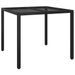 Mobilier à dîner de jardin et coussins 5pcs Noir Résine tressée - Photo n°7