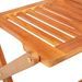 Mobilier à dîner de jardin pliable 5 pcs Bois d'acacia solide - Photo n°5