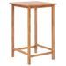 Mobilier de bar 3 pcs Bois de teck solide - Photo n°4