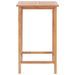 Mobilier de bar 3 pcs Bois de teck solide - Photo n°6