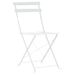 Mobilier de bistro 3 pcs Acier Blanc - Photo n°5