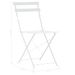 Mobilier de bistro 3 pcs Acier Blanc - Photo n°9