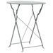 Mobilier de bistro 3 pcs Acier Gris - Photo n°3